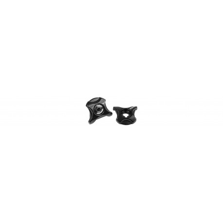 Abrazaderas de sillín para tija de sillín con cabezal giratori de 7 mm Bontrager