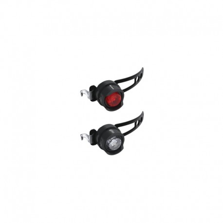 Juego de luces Bontrager Glo/Ember negro