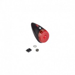 Light Spanninga Nr.9 XE e-bike Black/Red Rear