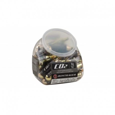 Bote de 30 cartuchos Bontrager de CO2 roscados de 16 g