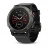 Garmin fēnix 5X Sapphire gris con correa negra